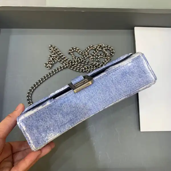 BALENCIAGA HOURGLASS WALLET ON CHAIN