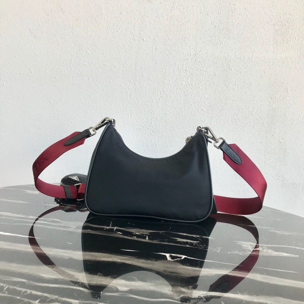 HOT SALE PRADA NYLON HOBO BAG