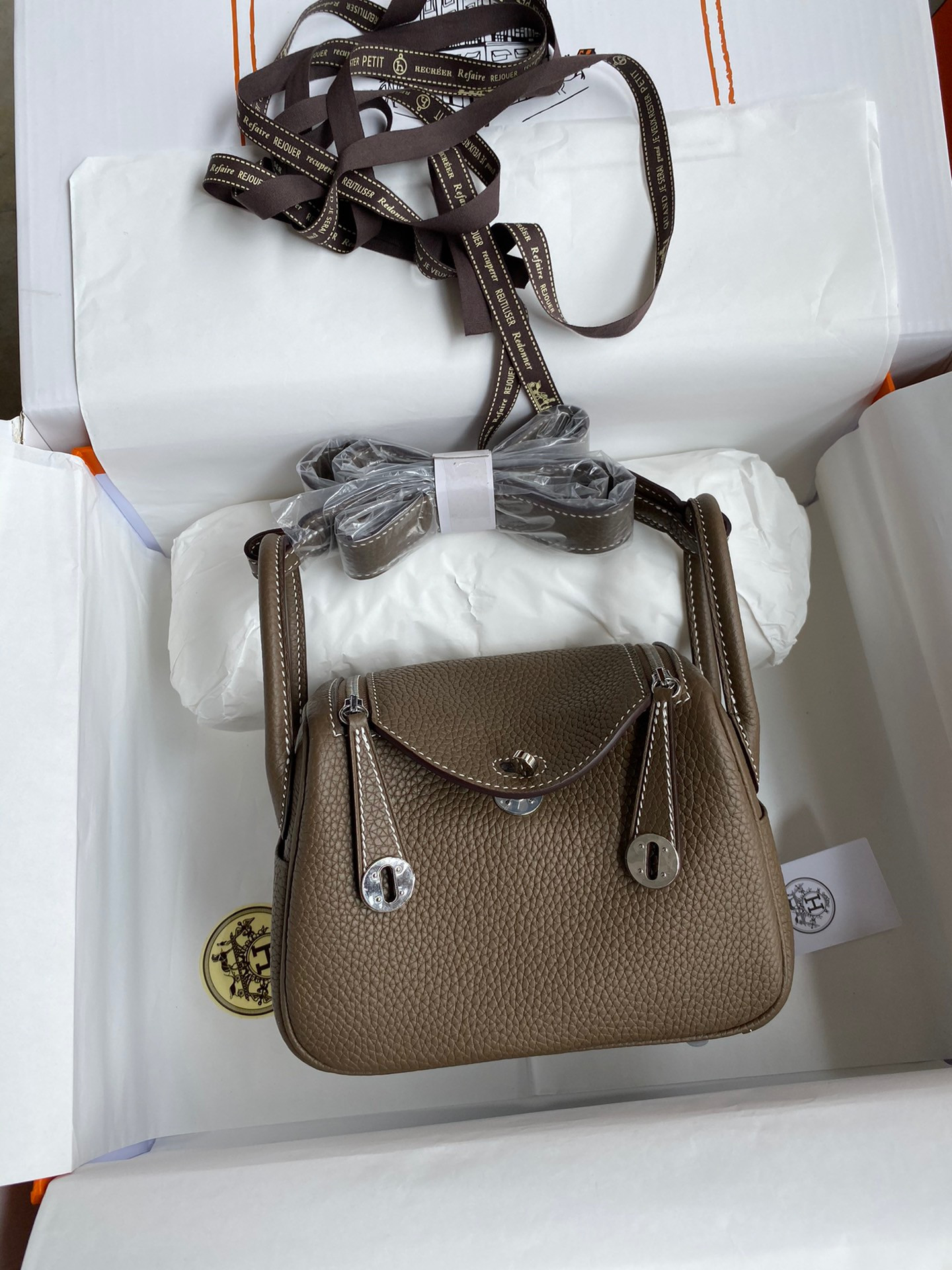 HOT SALE HERMES LINDY MINI HANDMADE