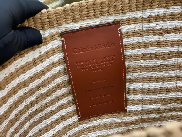 CHLOÉ large woody basket