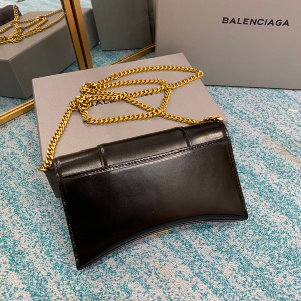 HOT SALE BALENCIAGA HOURGLASS WALLET ON CHAIN