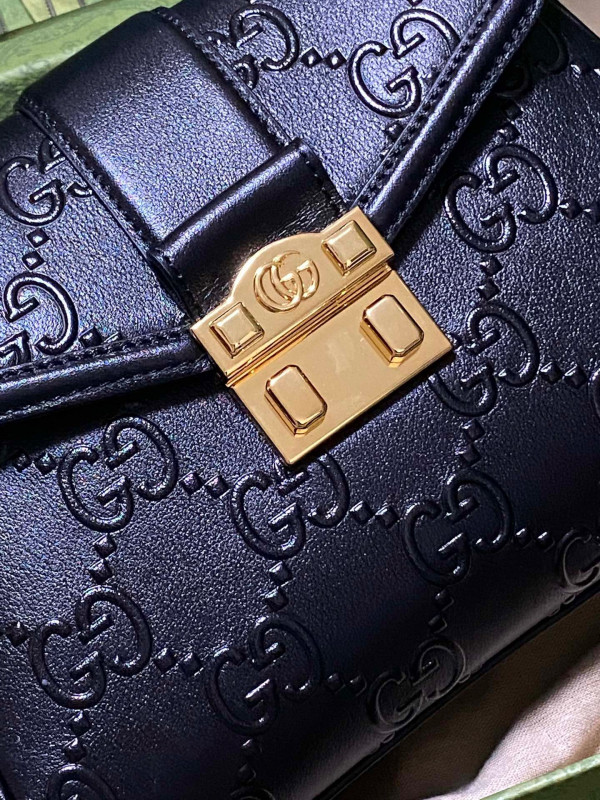 HOT SALE GUCCI Small GG top handle bag