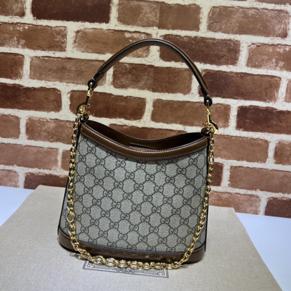 HOT SALE GUCCI Large shoulder bag with Interlocking G