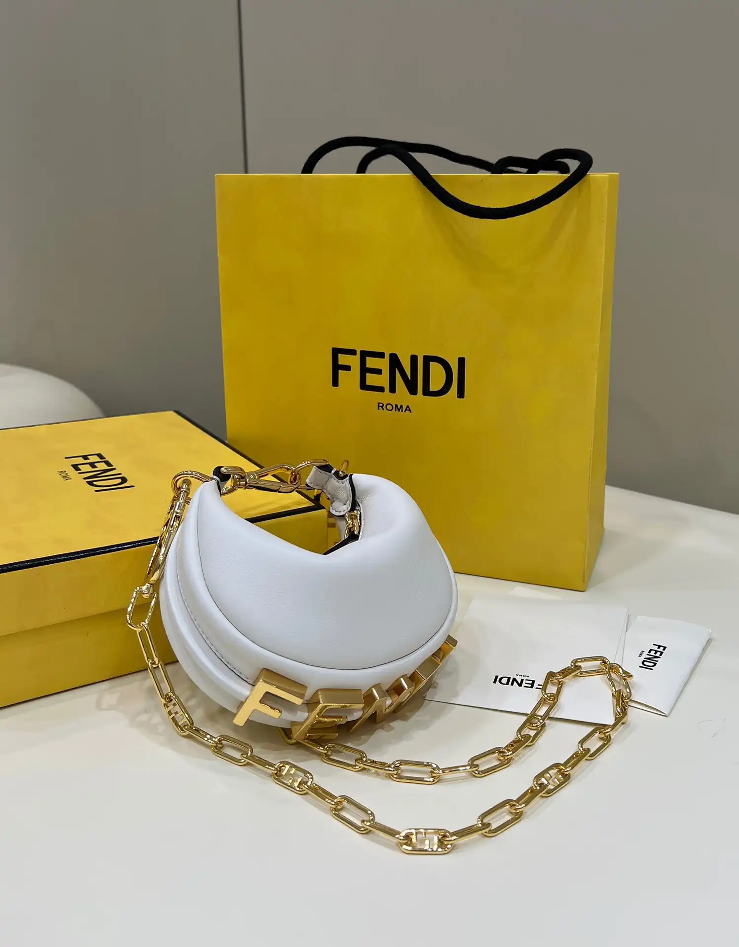 Fendi Nano Fendigraphy-16.5*14*5CM