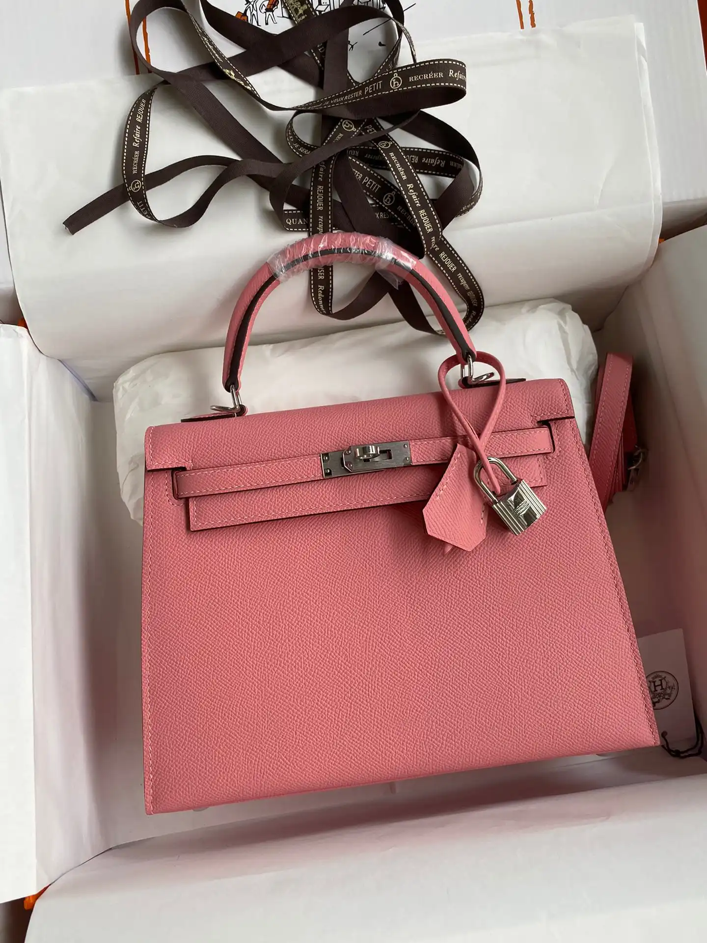 HERMES KELLY  ALL HANDMADE 25CM