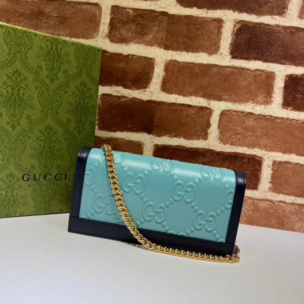 HOT SALE GUCCI GG wallet with chain