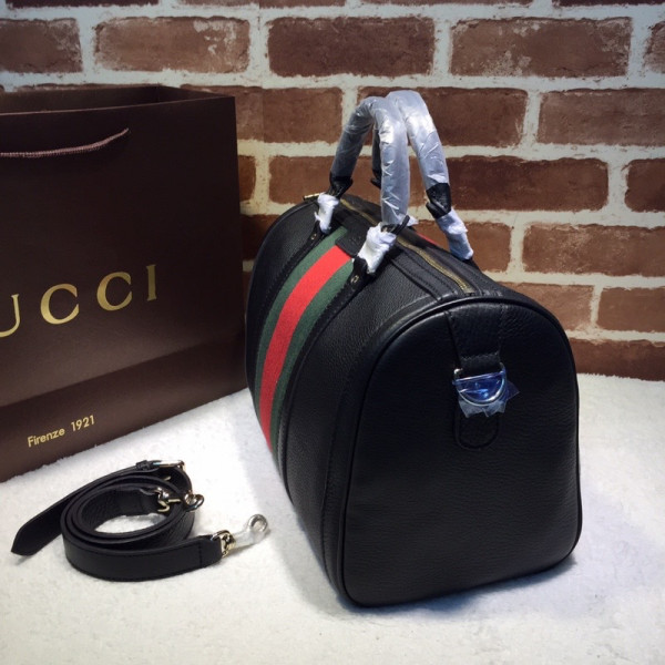 HOT SALE GUCCI Vintage Web Original GG boston bag