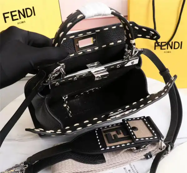 FENDI PEEKABOO MINI BAG-18-23-11cm