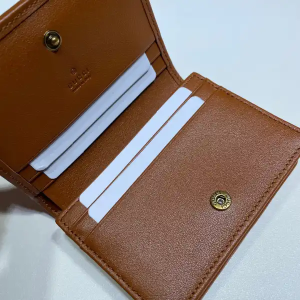 Cheap GUCCI GG Marmont card case wallet