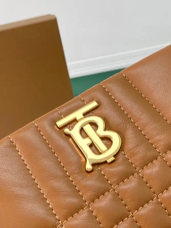 BURBERRY Small Quilted Lambskin Soft Lola Bag