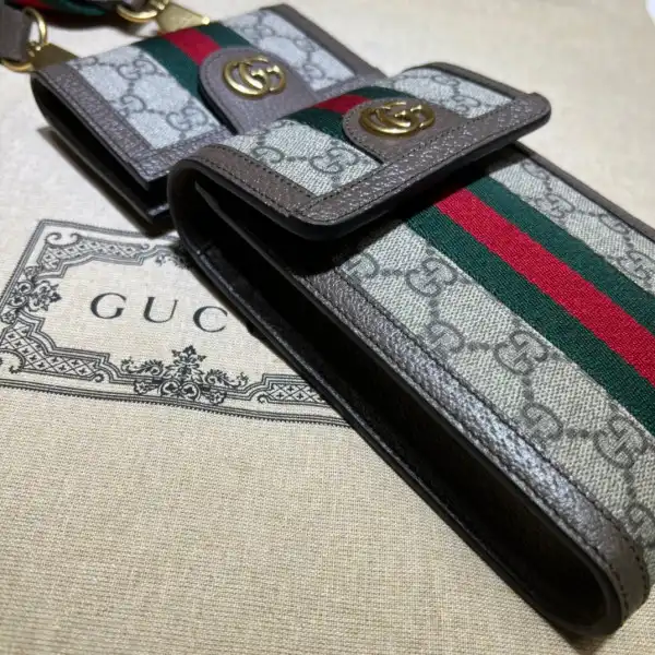 GUCCI Ophidia GG mini bag and detachable wallet