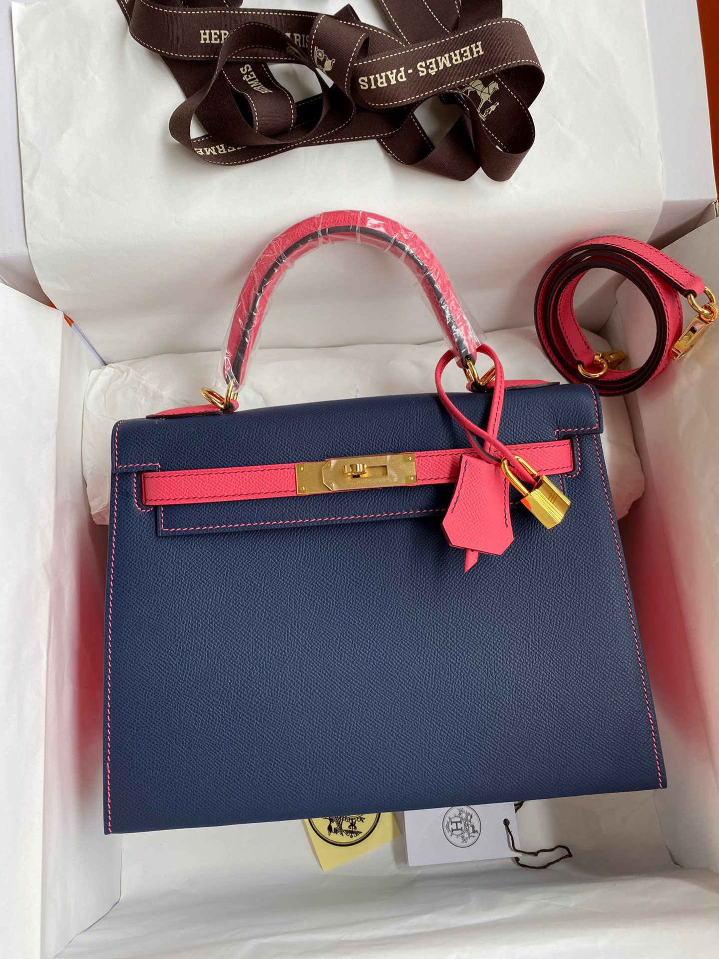 HOT SALE HERMES KELLY 25CM ALL HANDMADE