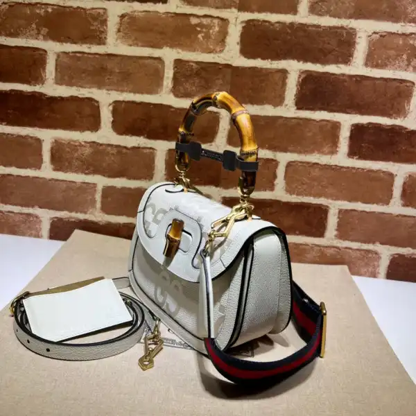 Affordable Gucci Small top handle bag with Bamboo