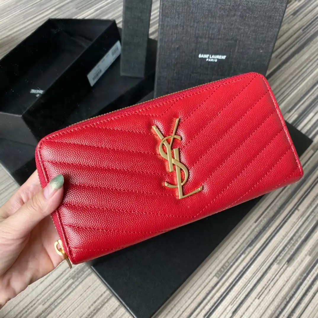 Firstbag Ru YSL MONOGRAM ZIPPY WALLET