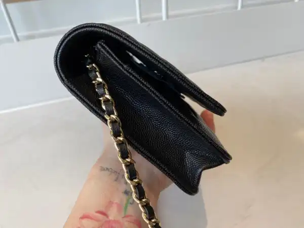 CHANEL CHAIN WALLET CAVIAR