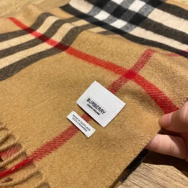 Burberry Check Cashmere Scarf