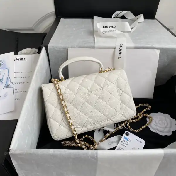 CHANEL MINI FLAP BAG WITH TOP HANDLE