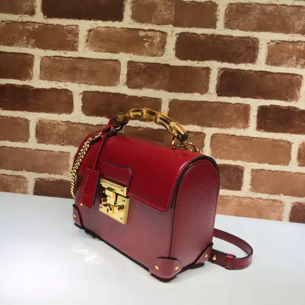 Frstbag ru GUCCI Padlock GG small bamboo shoulder bag