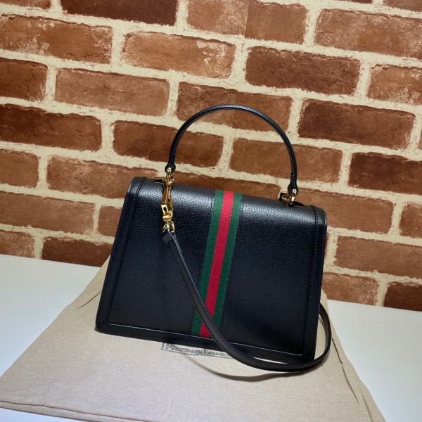 HOT SALE GUCCI Ophidia small top handle bag with Web