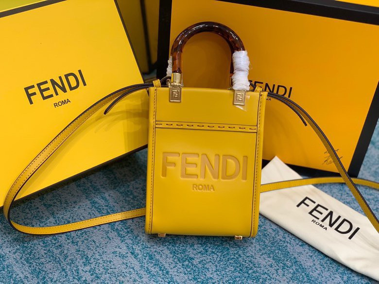 HOT SALE FENDI MINI SUNSHINE SHOPPER-13-18-6.5cm