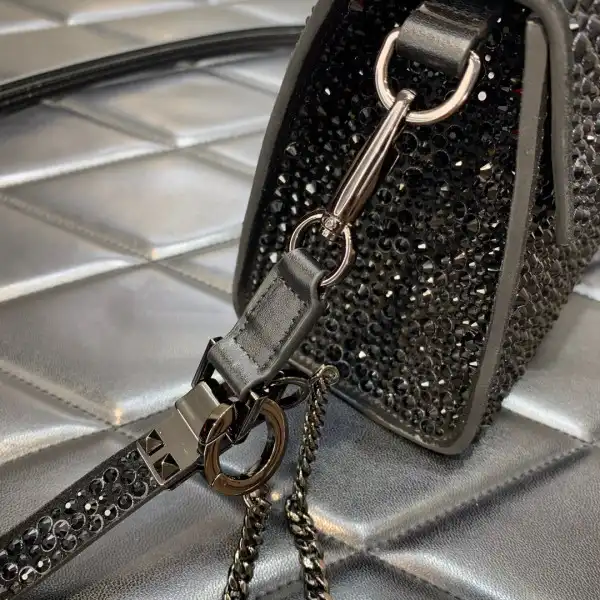 VALENTINO MINI VSLING HANDBAG WITH SPARKLING EMBROIDERY