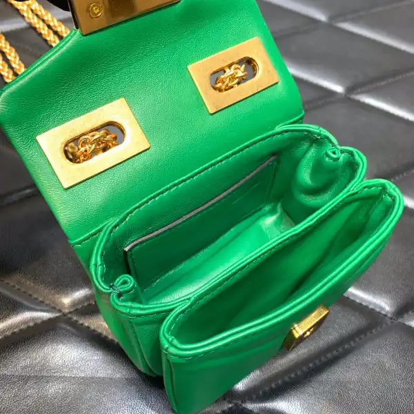 VALENTINO ONE STUD MICRO BAG WITH CHAIN