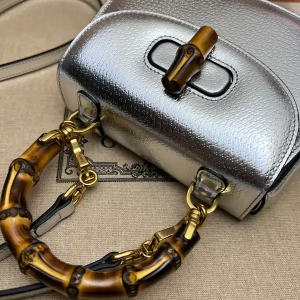 GUCCI Mini top handle bag with Bamboo