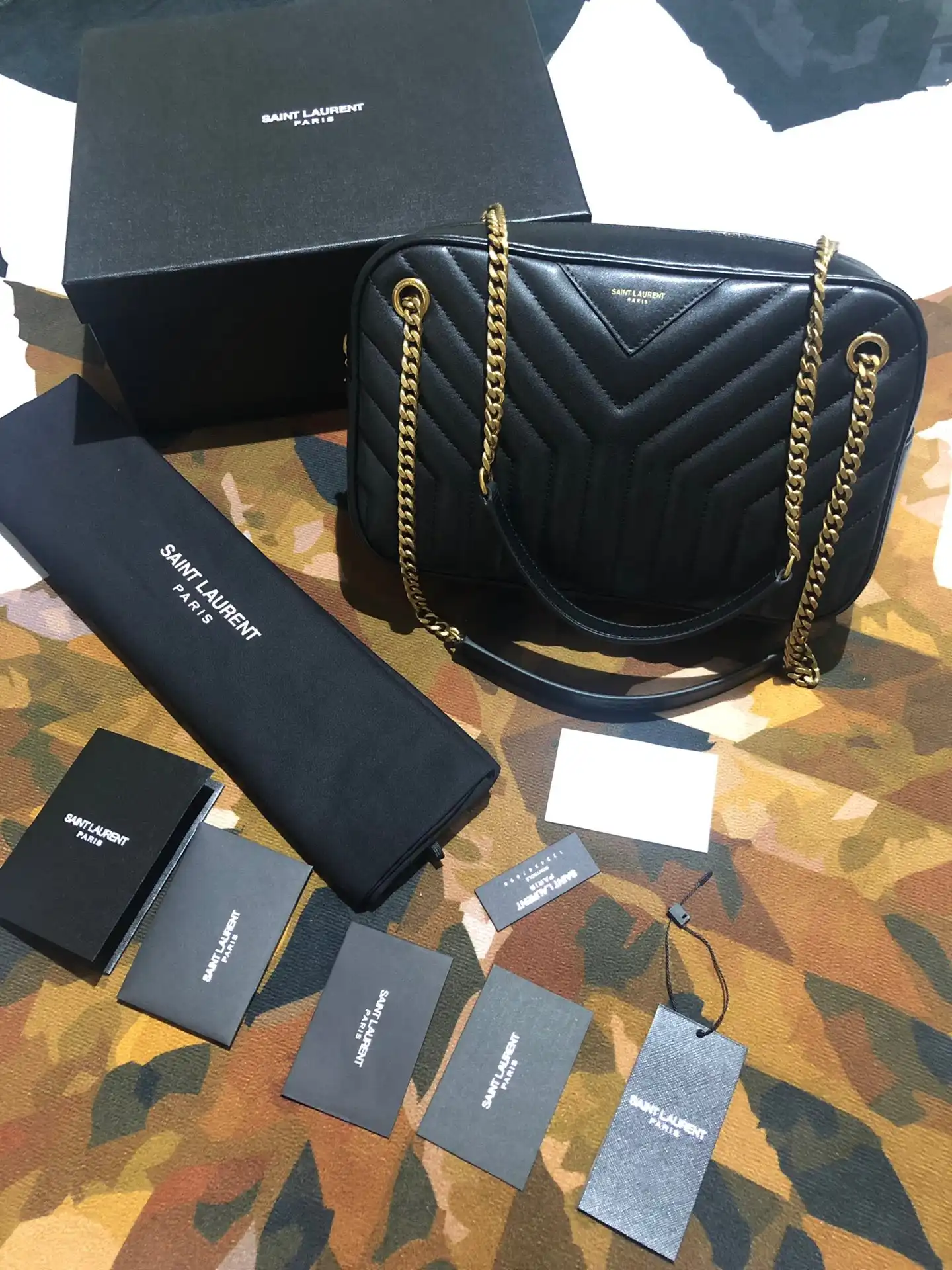 YSL JOAN CAMERA BAG IN Y-QUILTED SMOOTH LEATHER