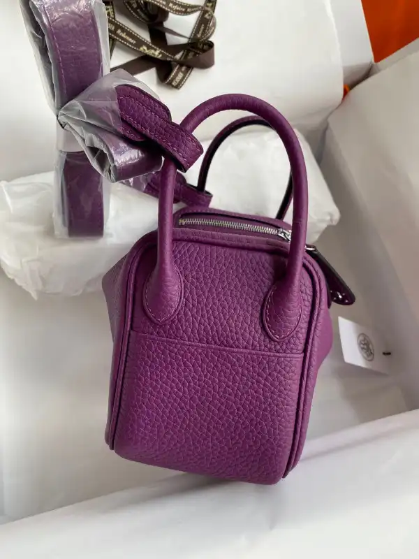 First bag ru HERMES LINDY MINI HANDMADE