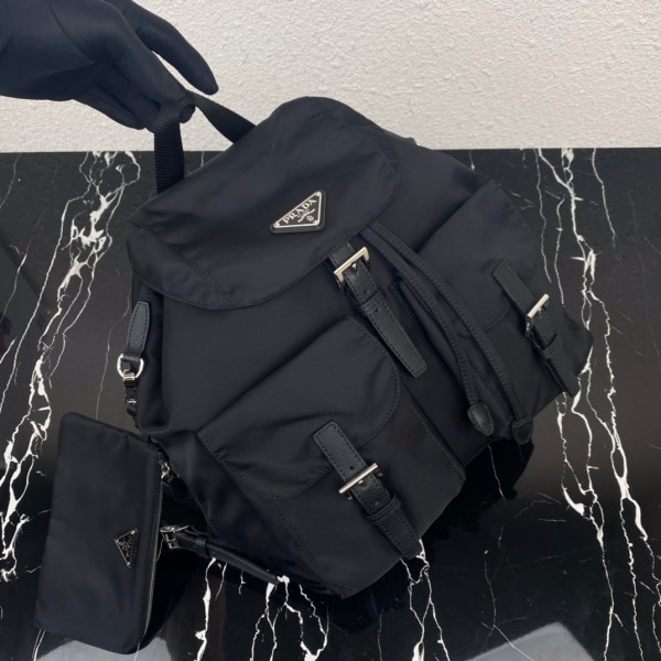 HOT SALE PRADA Re-Nylon medium backpack-32-15-30CM