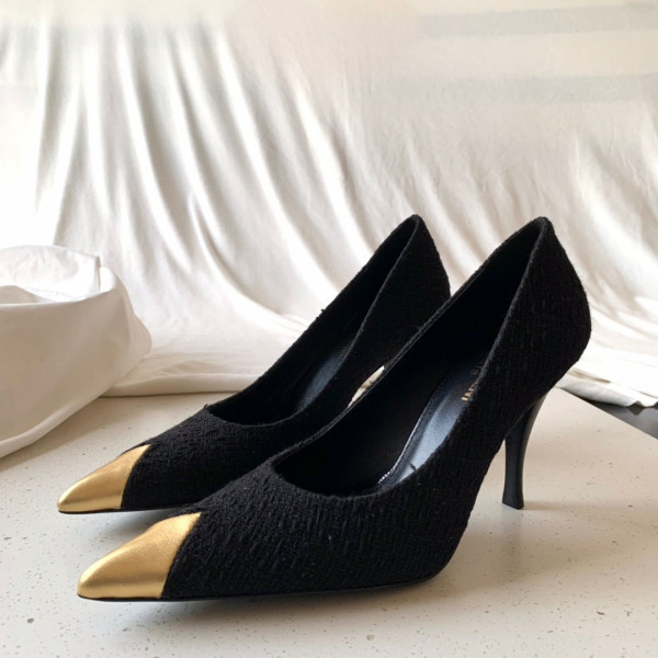 HOT SALE YSL VESPER POINTES-TOE PUMPS