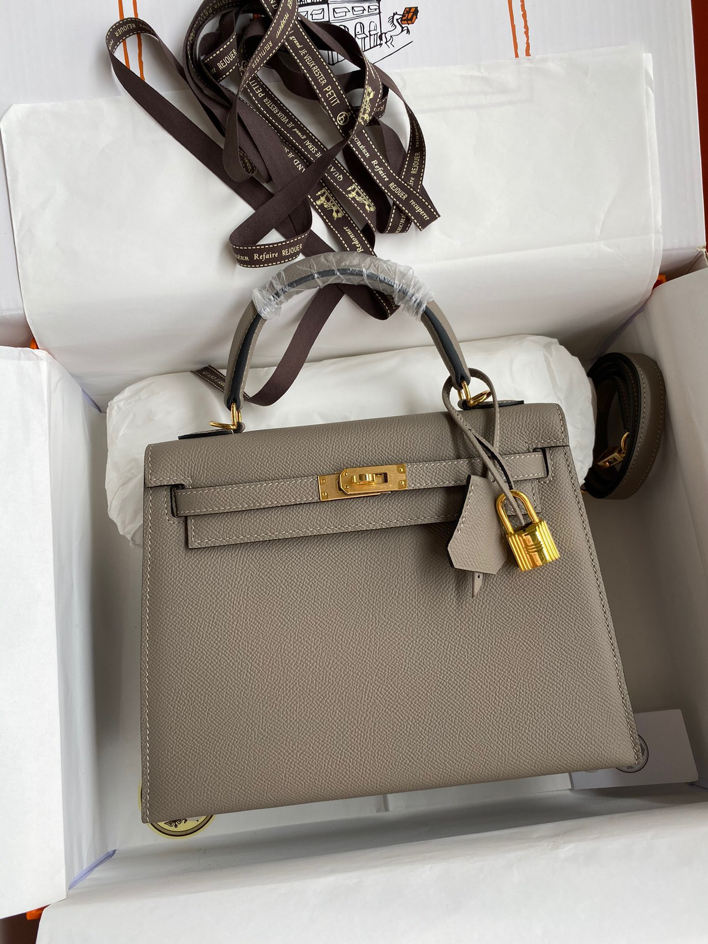 HOT SALE HERMES KELLY  ALL HANDMADE 25CM