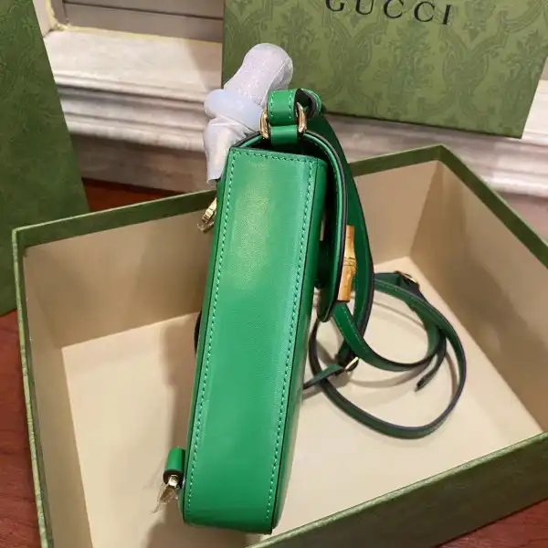 Cheap HOT SALE Gucci Bamboo mini handbag