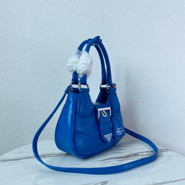 HOT SALE PRADA Moon padded nappa-leather bag