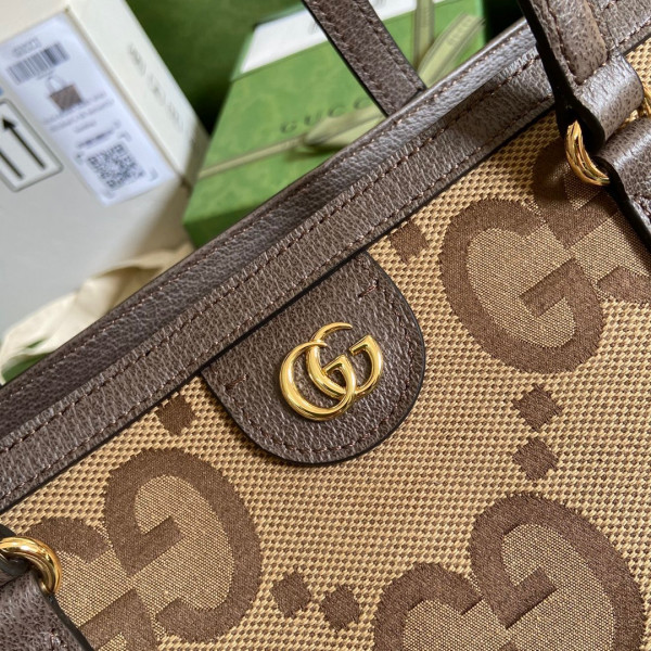 HOT SALE GUCCI Ophidia GG medium tote with jumbo GG