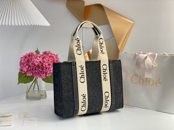 [FREE SHIPPING] CHLOÉ medium woody tote bag