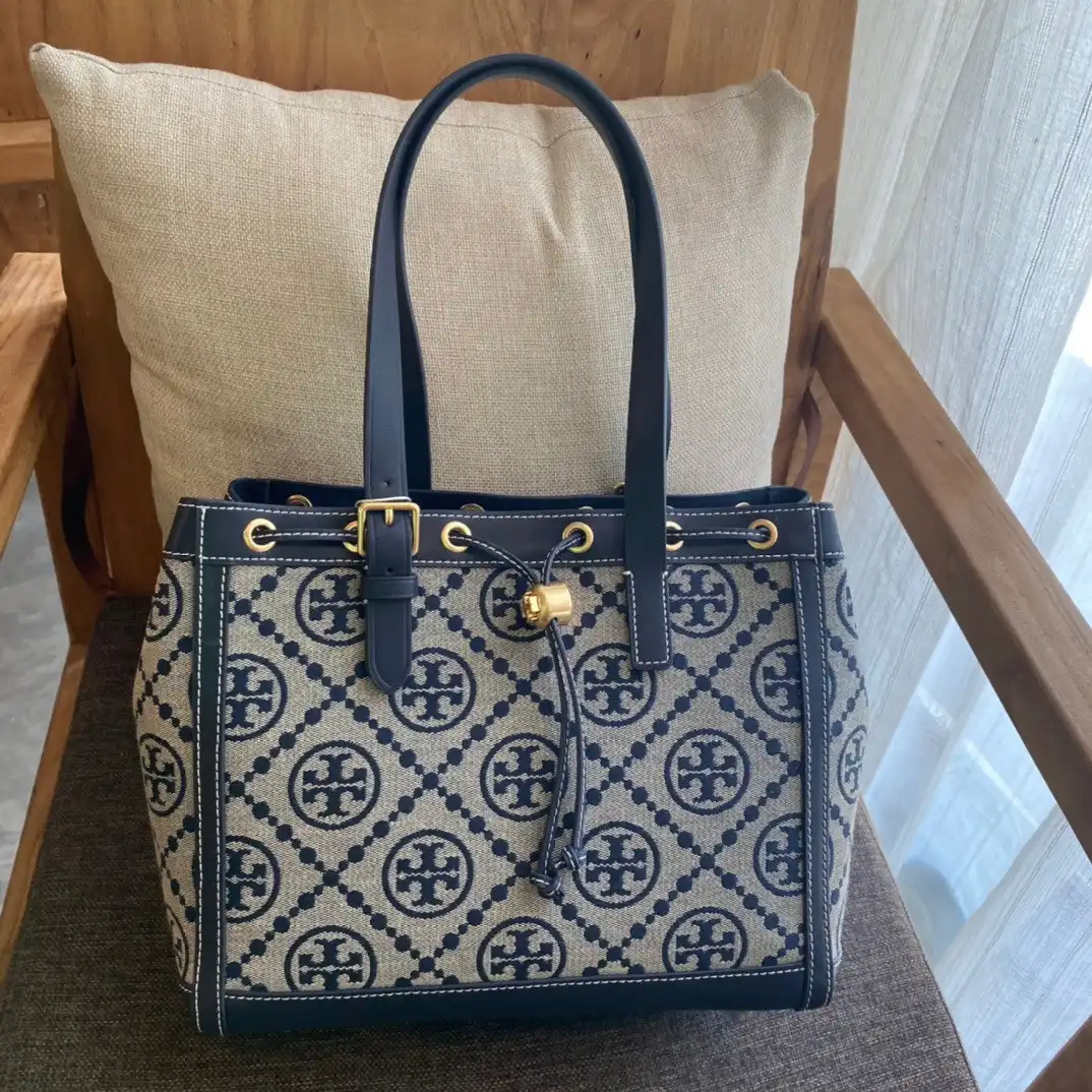 TORY BURCH T MONOGRAM SMALL TOTE