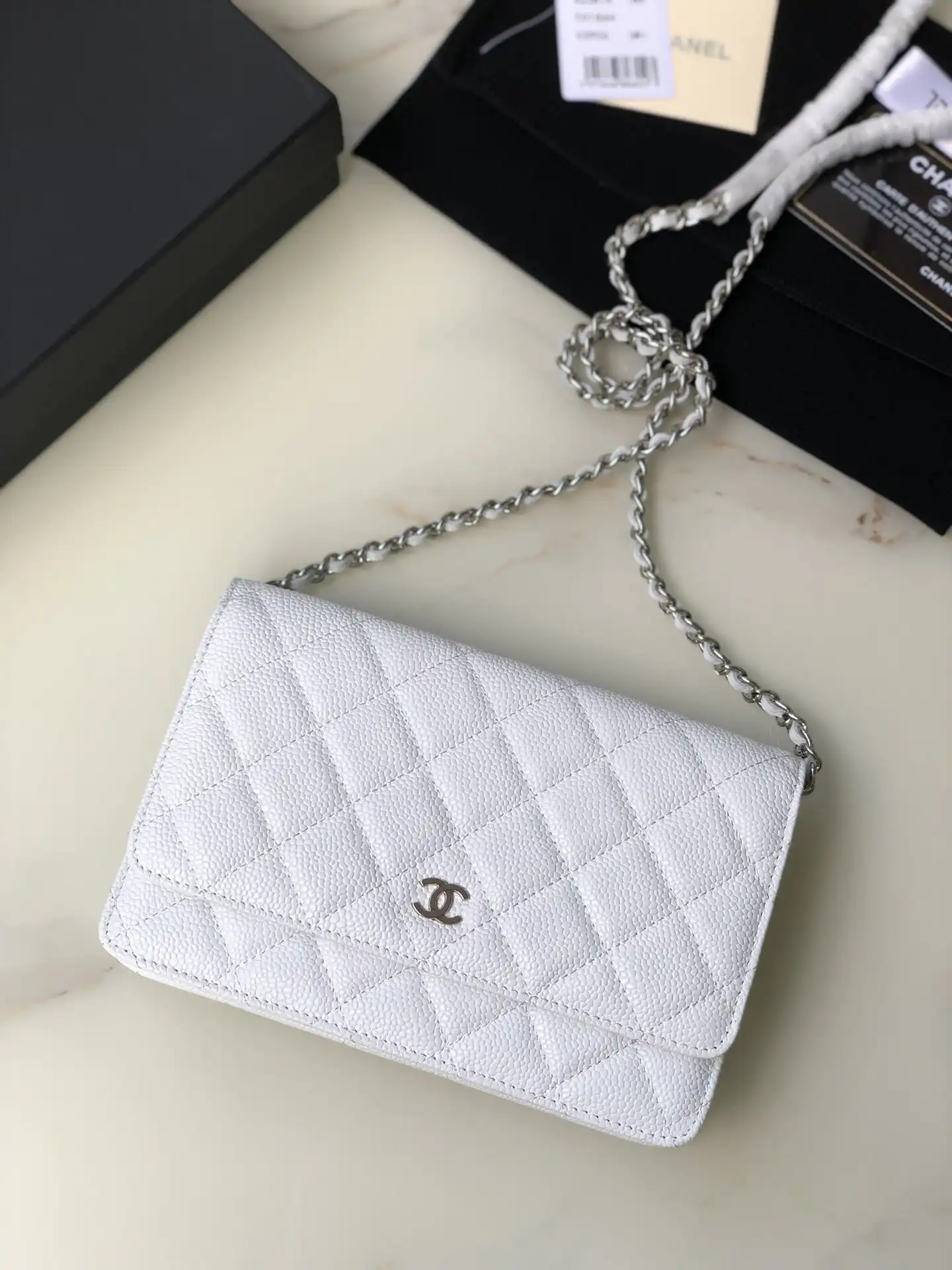 CHANEL CHAIN WALLET CAVIAR