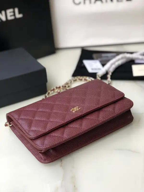 CHANEL CHAIN WALLET CAVIAR