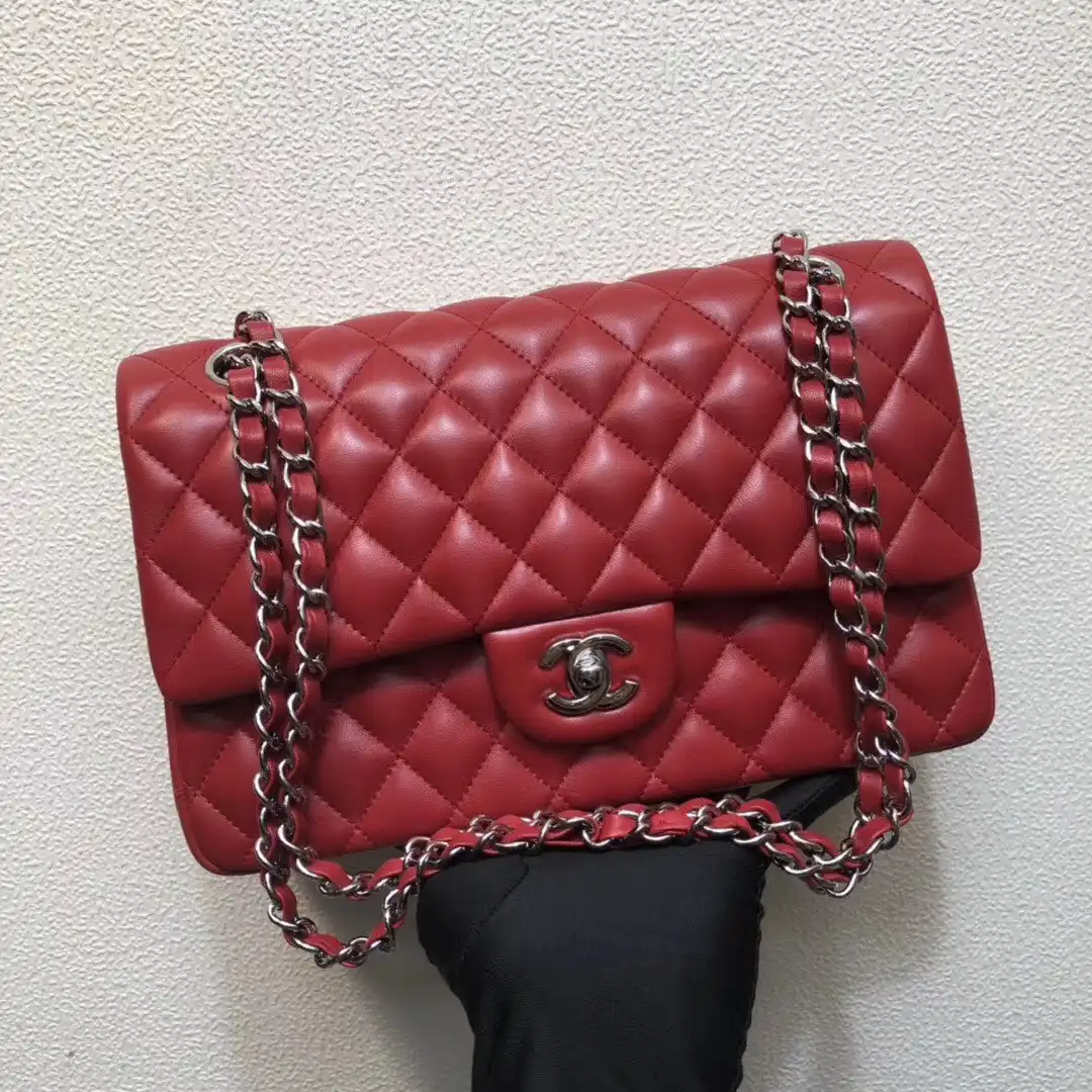 CHANEL FLAP BAG LAMBSKIN