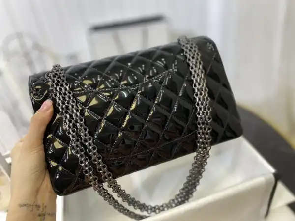 CHANEL FLAP BAG GUN CHAIN