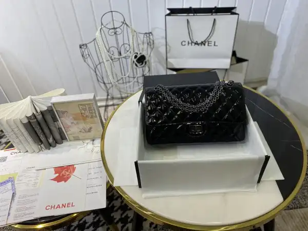 CHANEL FLAP BAG GUN CHAIN