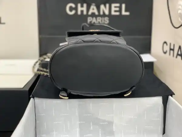 First Bag Ru CHANEL BACKPACK IN LAMBSKIN WITH GOLD HARDWARE