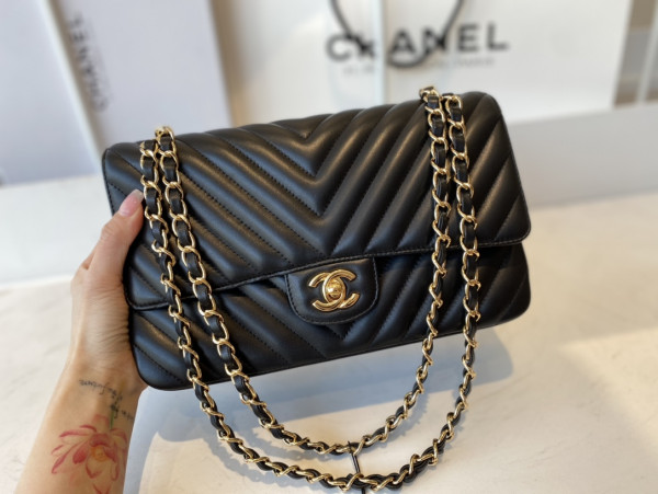 HOT SALE CL FLAP BAG LAMBSKIN 25.5cm