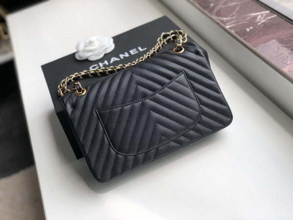 HOT SALE CL FLAP BAG CAVIAR 25.5cm