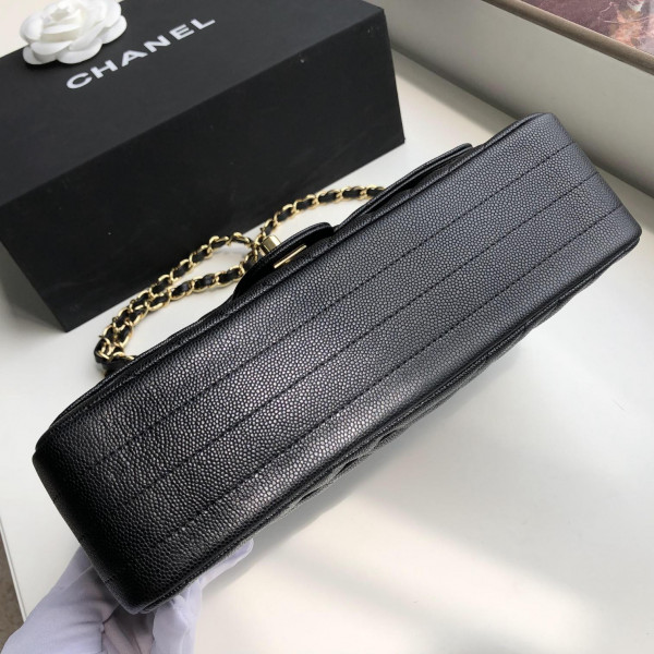 HOT SALE CL FLAP BAG CAVIAR 25.5cm