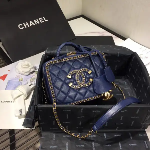 CHANEL VANITY CASE SMALL LARGE