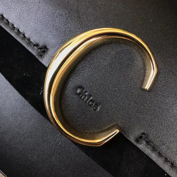 CHLOÉ SMALL C DOUBLE CARRY BAG