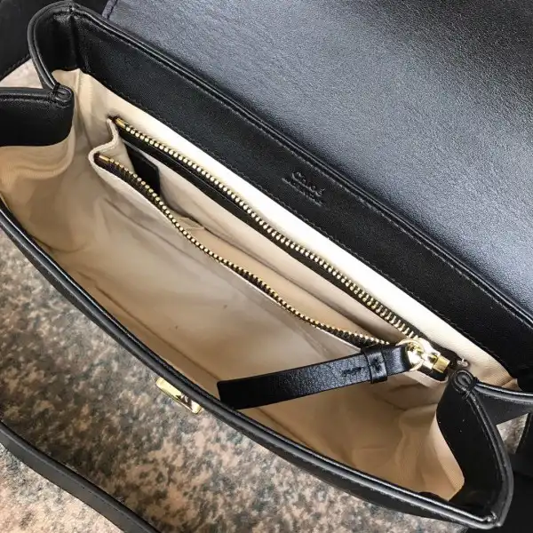 CHLOÉ SMALL C DOUBLE CARRY BAG