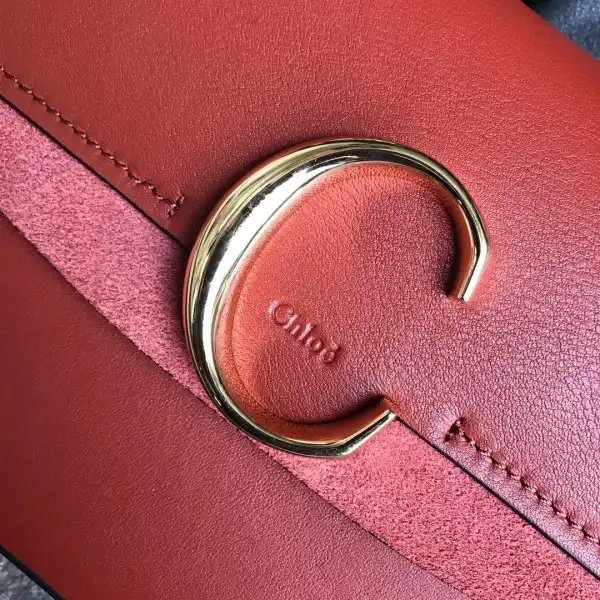 Yupoo bagsoffer CHLOÉ SMALL C DOUBLE CARRY BAG